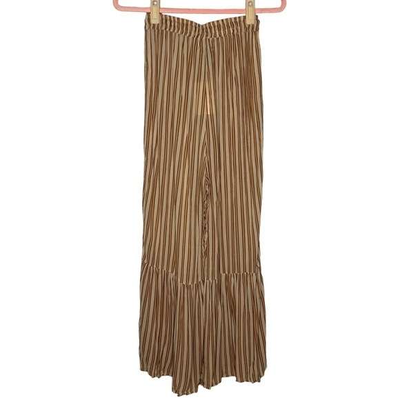 NWT Faithful The Brand Bisou Stripes Ruffle Bottom Wide
Leg Soft Pants - Picture 6 of 16